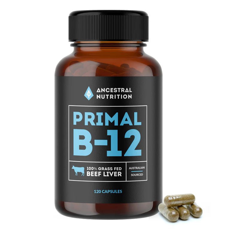 Primal B12 Capsules - 120 Capsules - Yo Keto