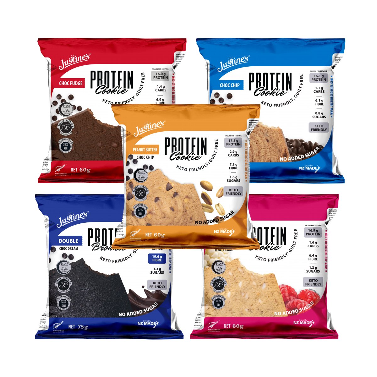 Protein Cookie Variety 5 Pack - Yo Keto