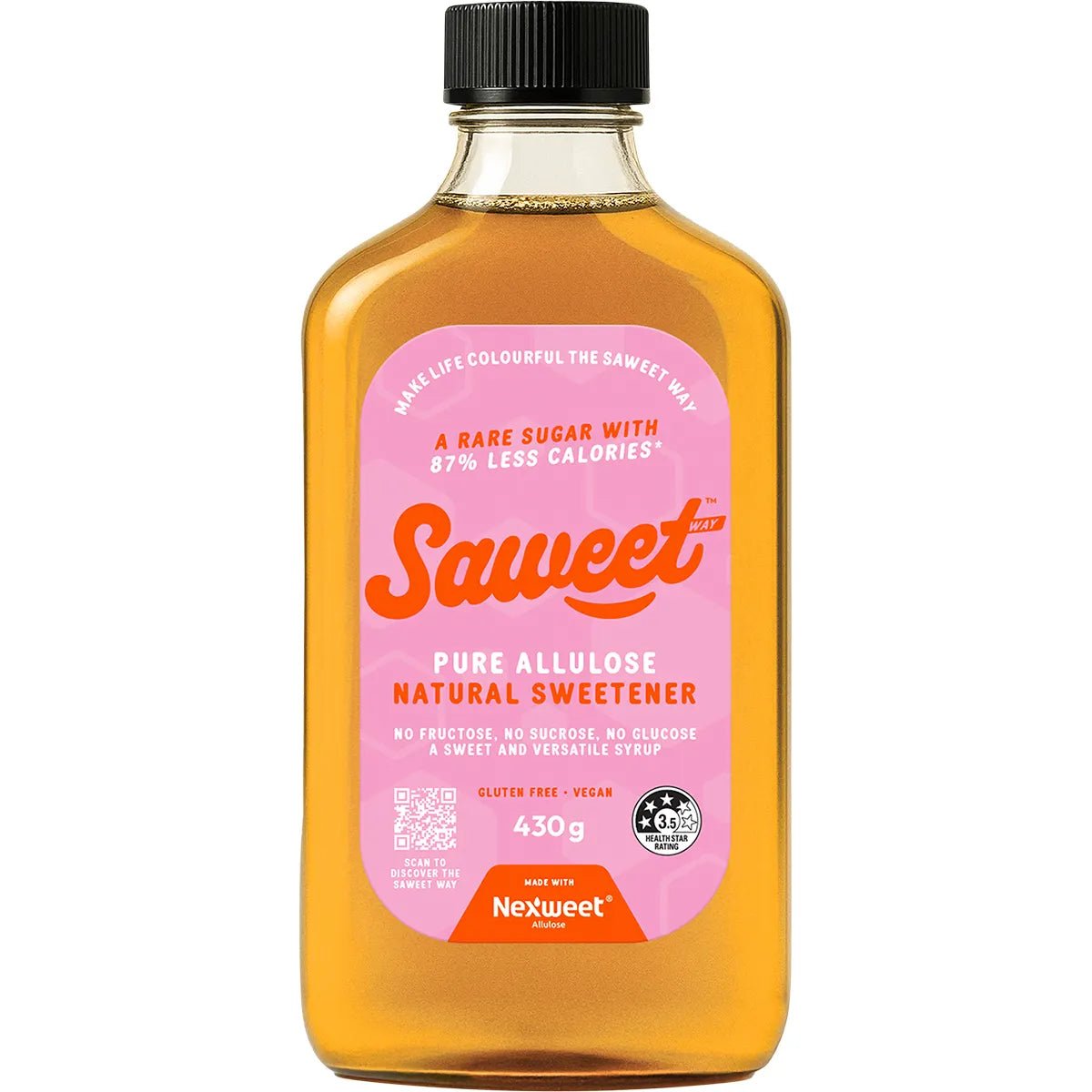 Pure Allulose Natural Sweetener Syrup - 430g - Yo Keto