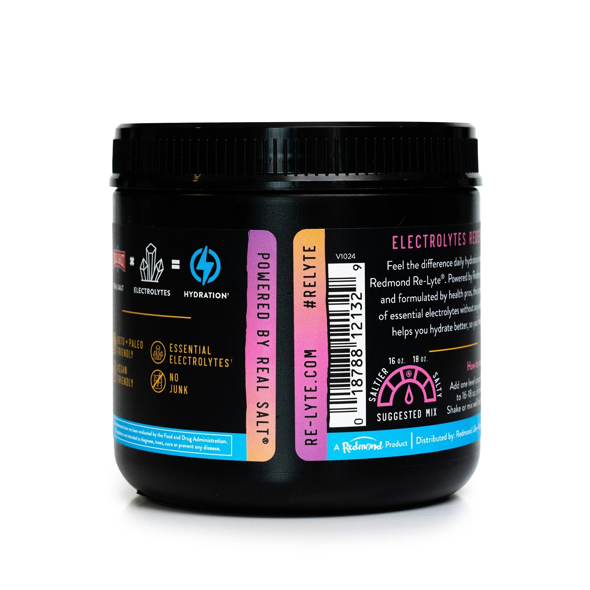 Re - Lyte Electrolyte Mix - Passionfruit Orange Guava - Tub - 60 Serves - Limited Edition - Yo Keto