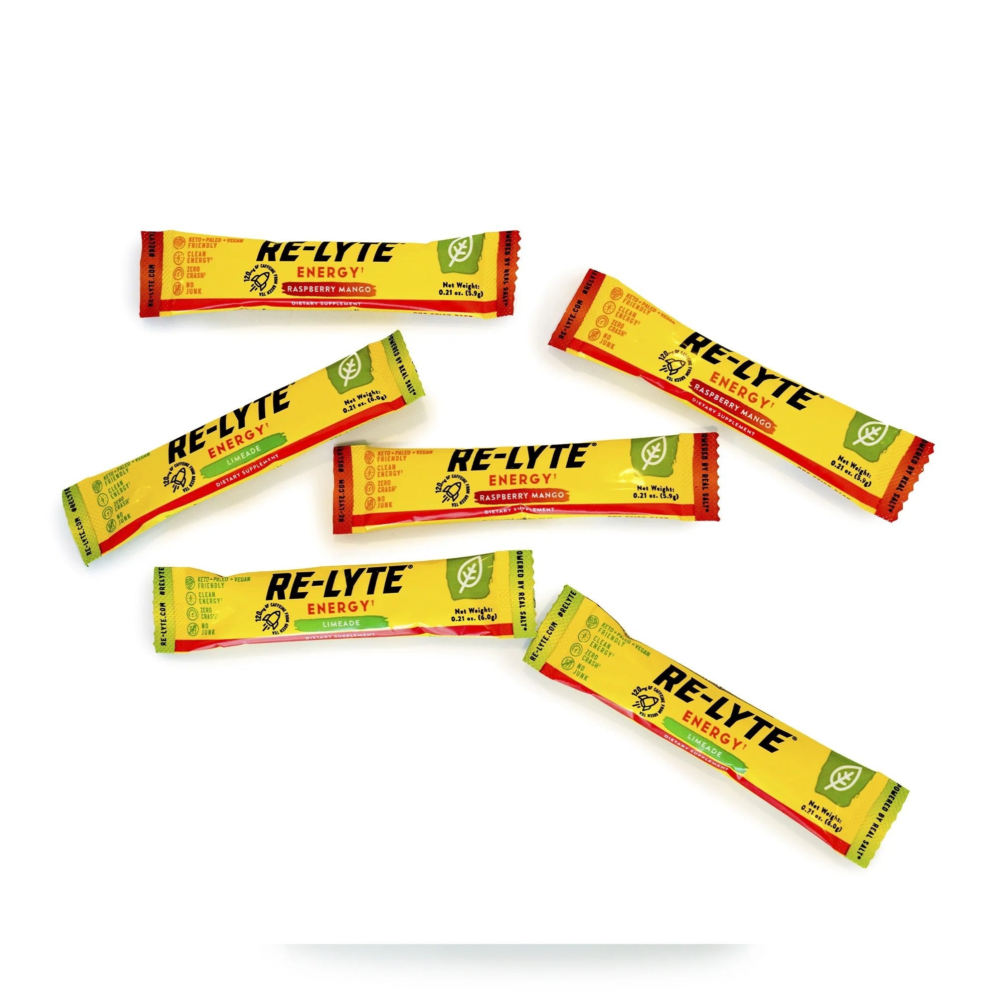 Re - Lyte Energy - Sample Pack - 6 sticks - Yo Keto