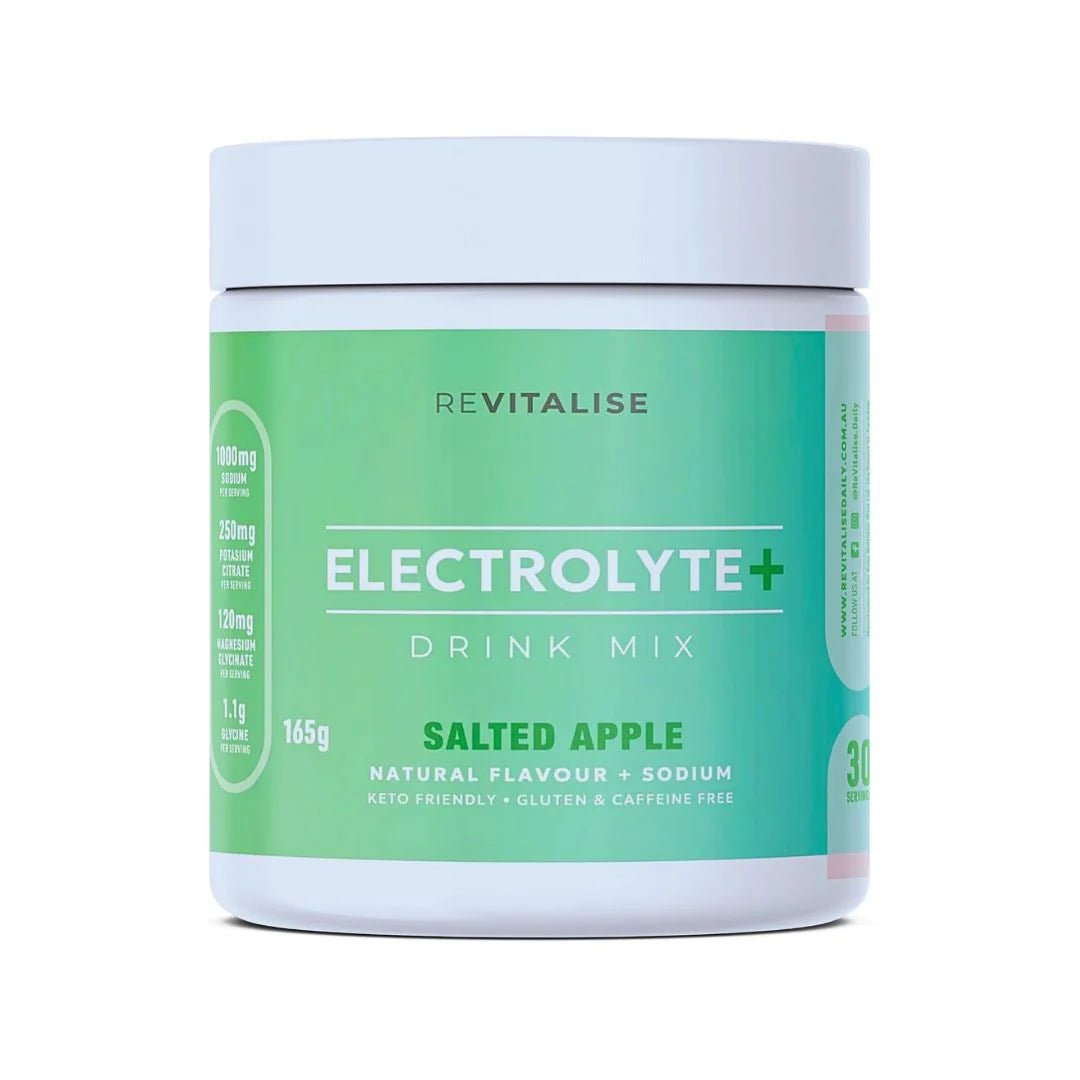 ReVitalise Electrolyte+ Drink - Salty Apple - 30 Serves - Yo Keto