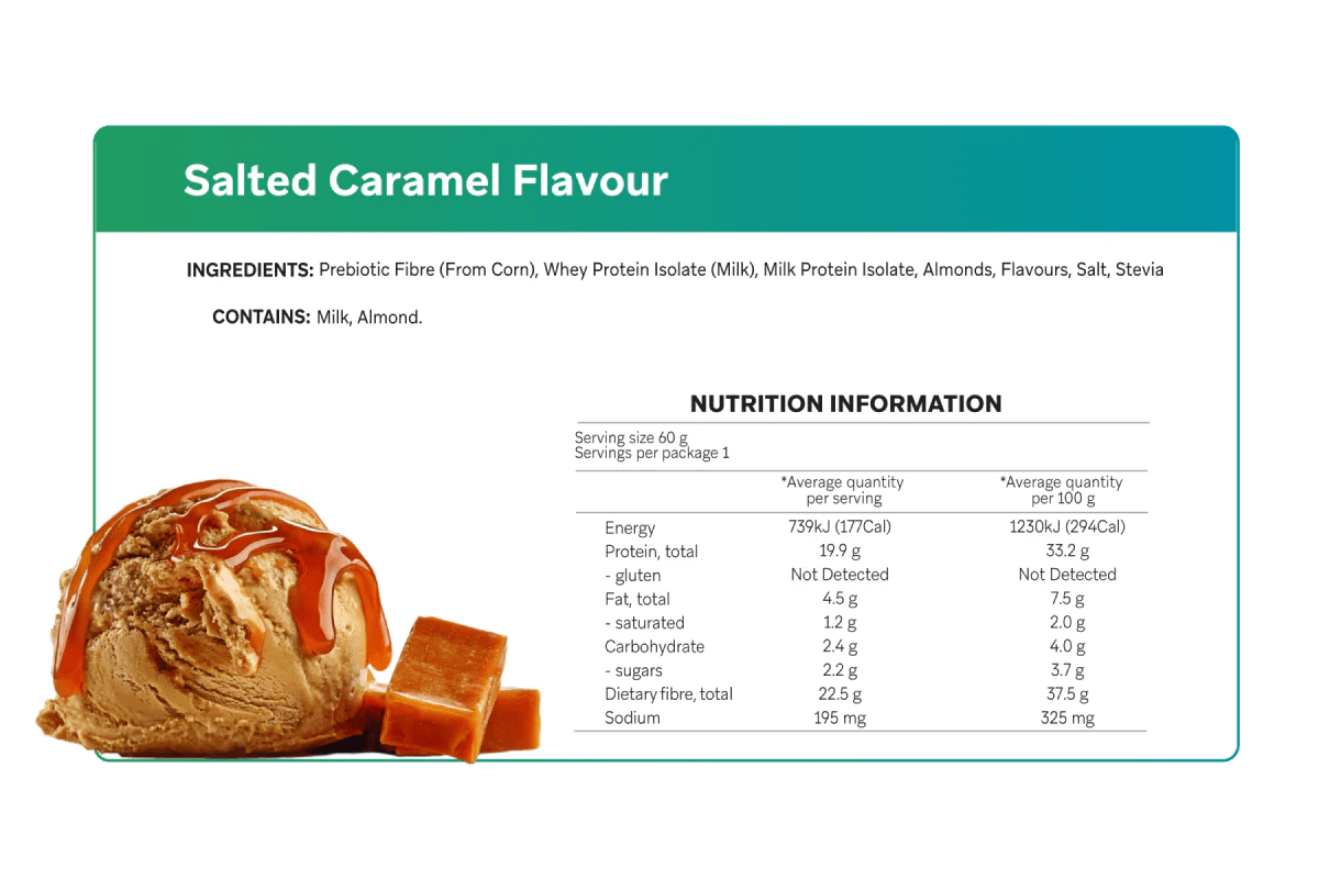 Salted Caramel Smart Protein Bar - Yo Keto