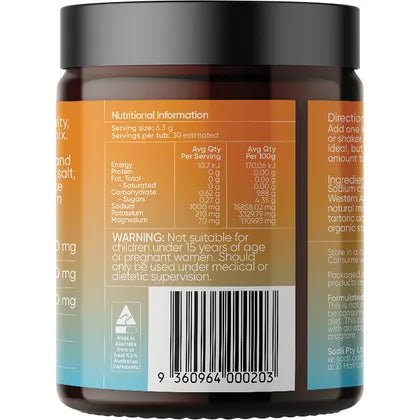 Salty Mandarin - 30 Serve Tub - Yo Keto