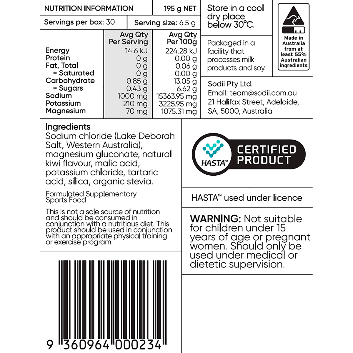 Sodii - Single Sachet - Yo Keto