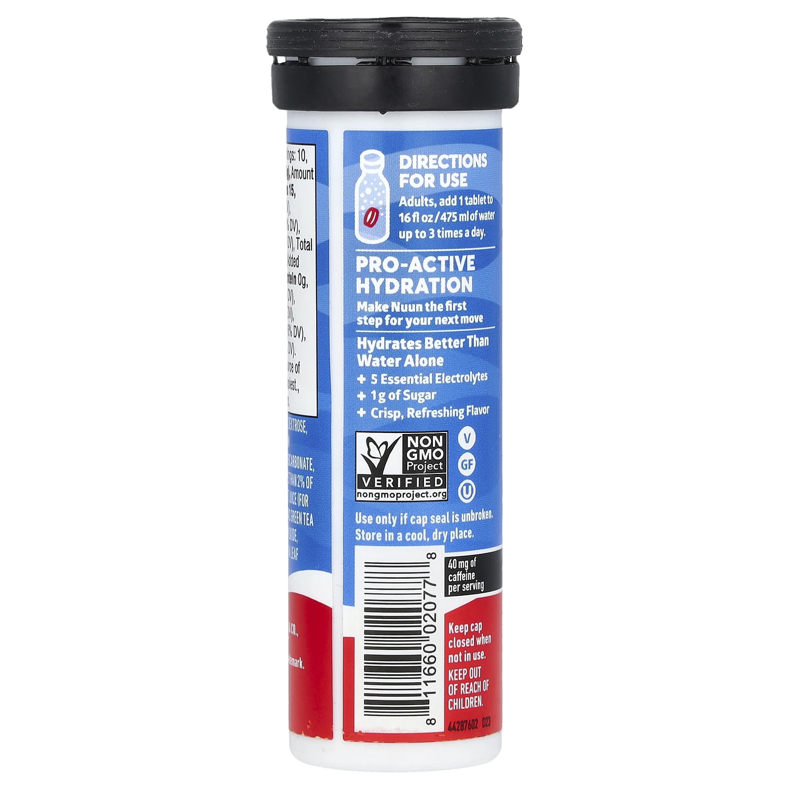 Sports Hydration + Caffeine - Cherry Limeade - 10 Tablets - Expires 31 Dec 2025 - Yo Keto