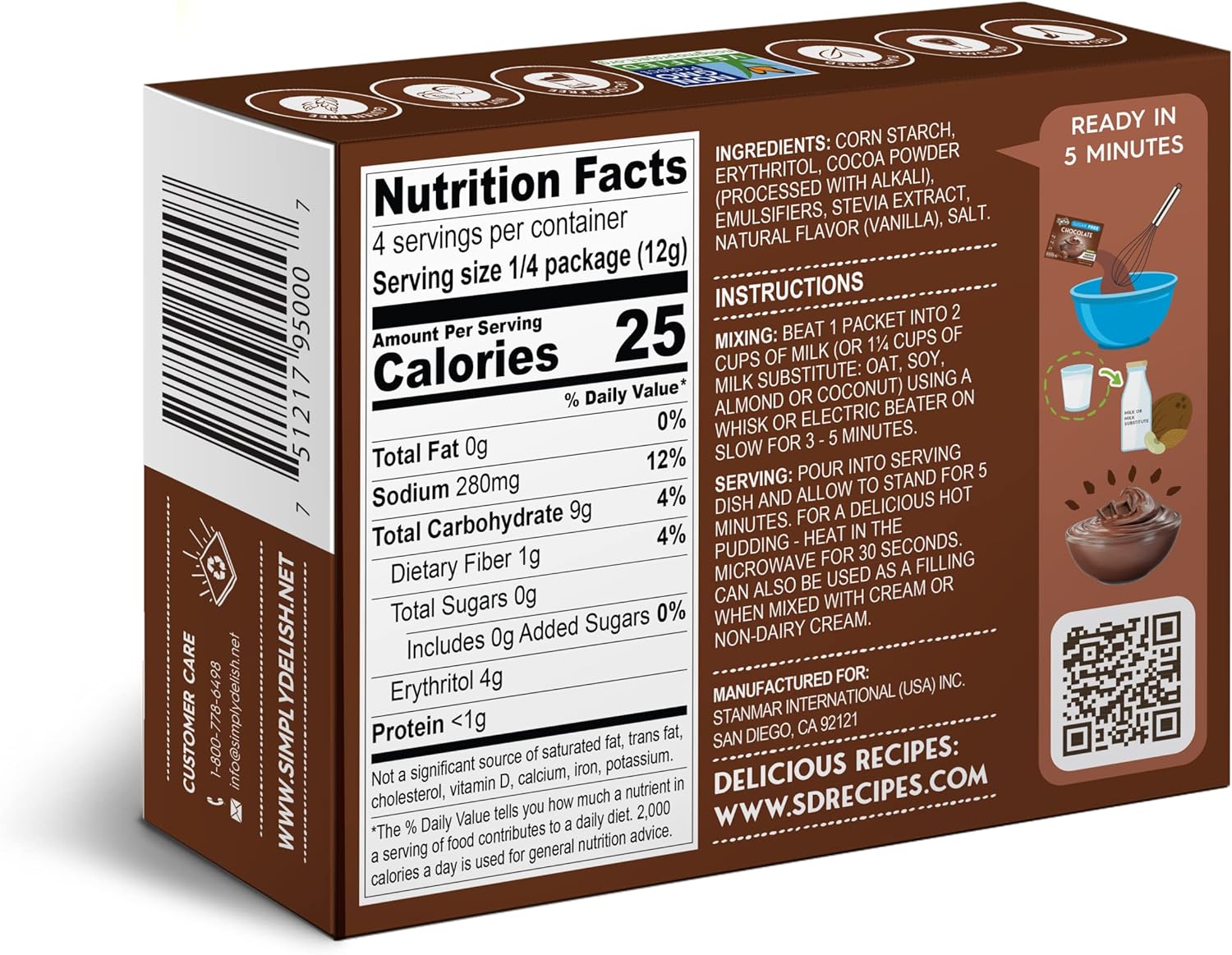 Sugar Free Chocolate Pudding - Yo Keto