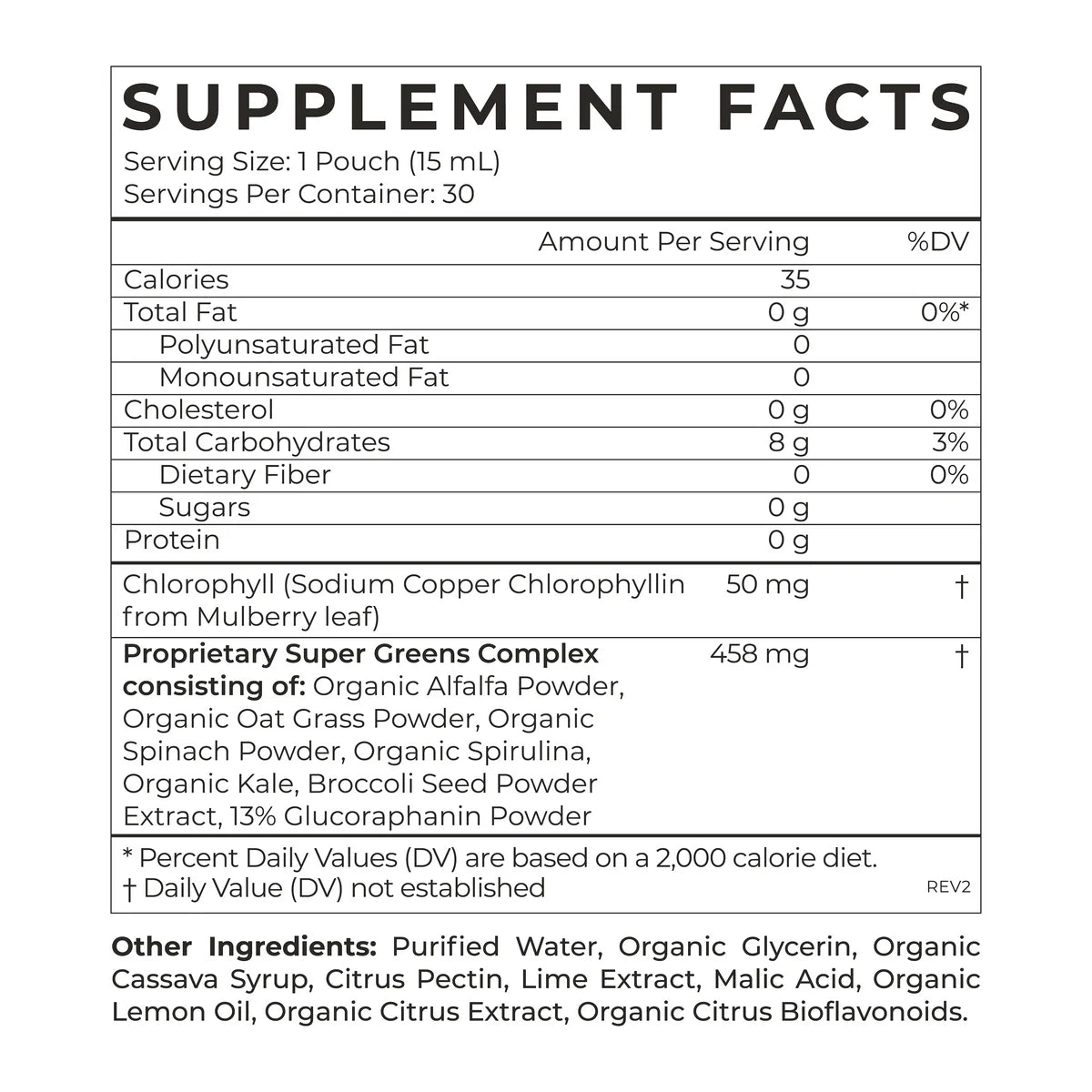 Super Greens - 30 Pouches - Yo Keto