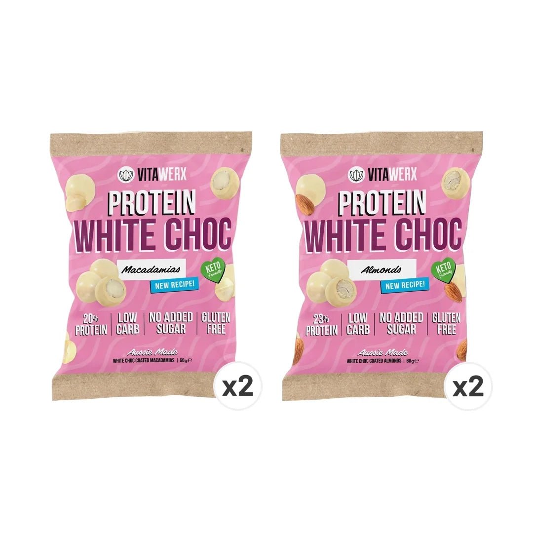 White Choc Coated Nut Pack - Yo Keto