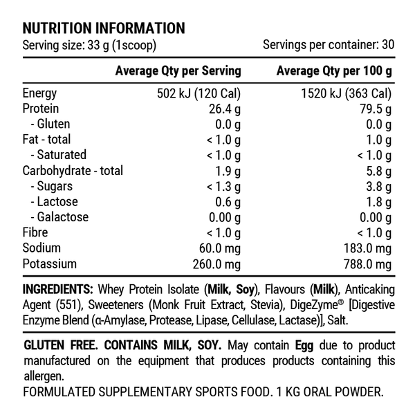 WPI - Vanilla - 1kg - Yo Keto