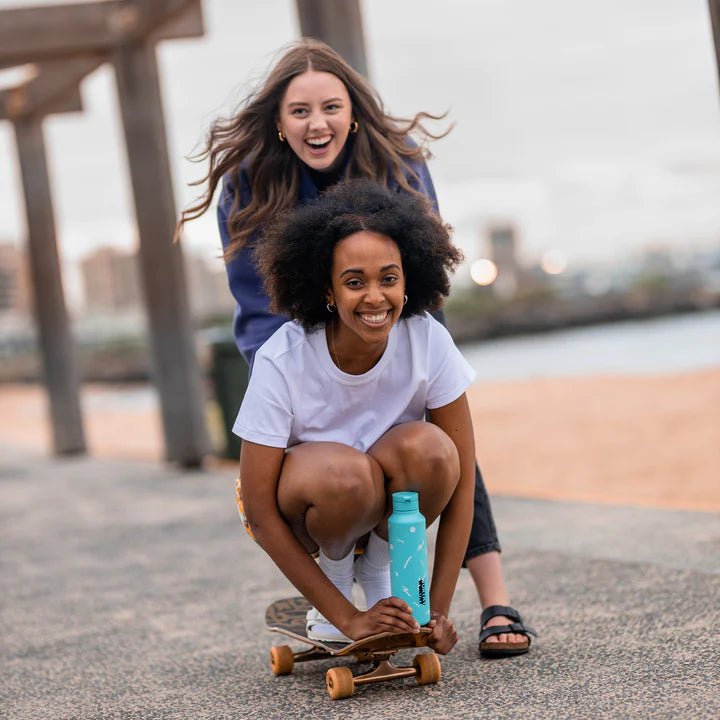 750ml Sugarcane Drink Bottle - Ocean Aqua - Yo Keto