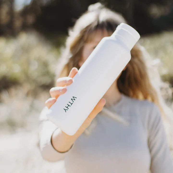 750ml Sugarcane Drink Bottle - Pure White - Yo Keto