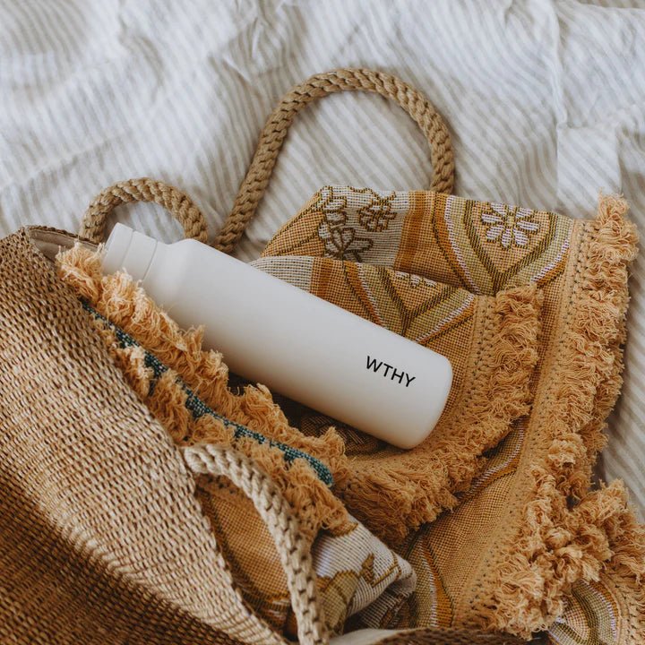 750ml Sugarcane Drink Bottle - Pure White - Yo Keto