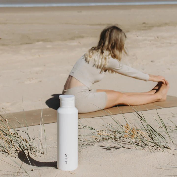 750ml Sugarcane Drink Bottle - Pure White - Yo Keto