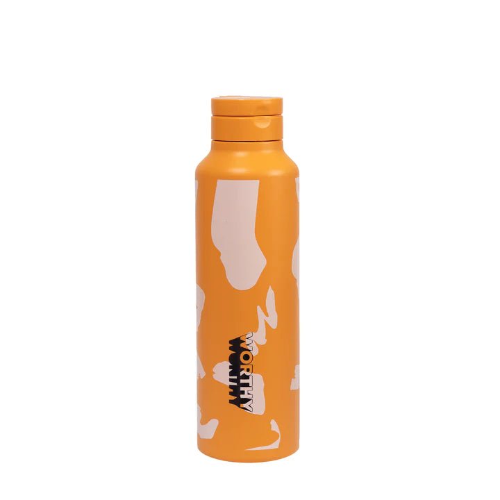 750ml Sugarcane Drink Bottle - Retro Orange - Yo Keto