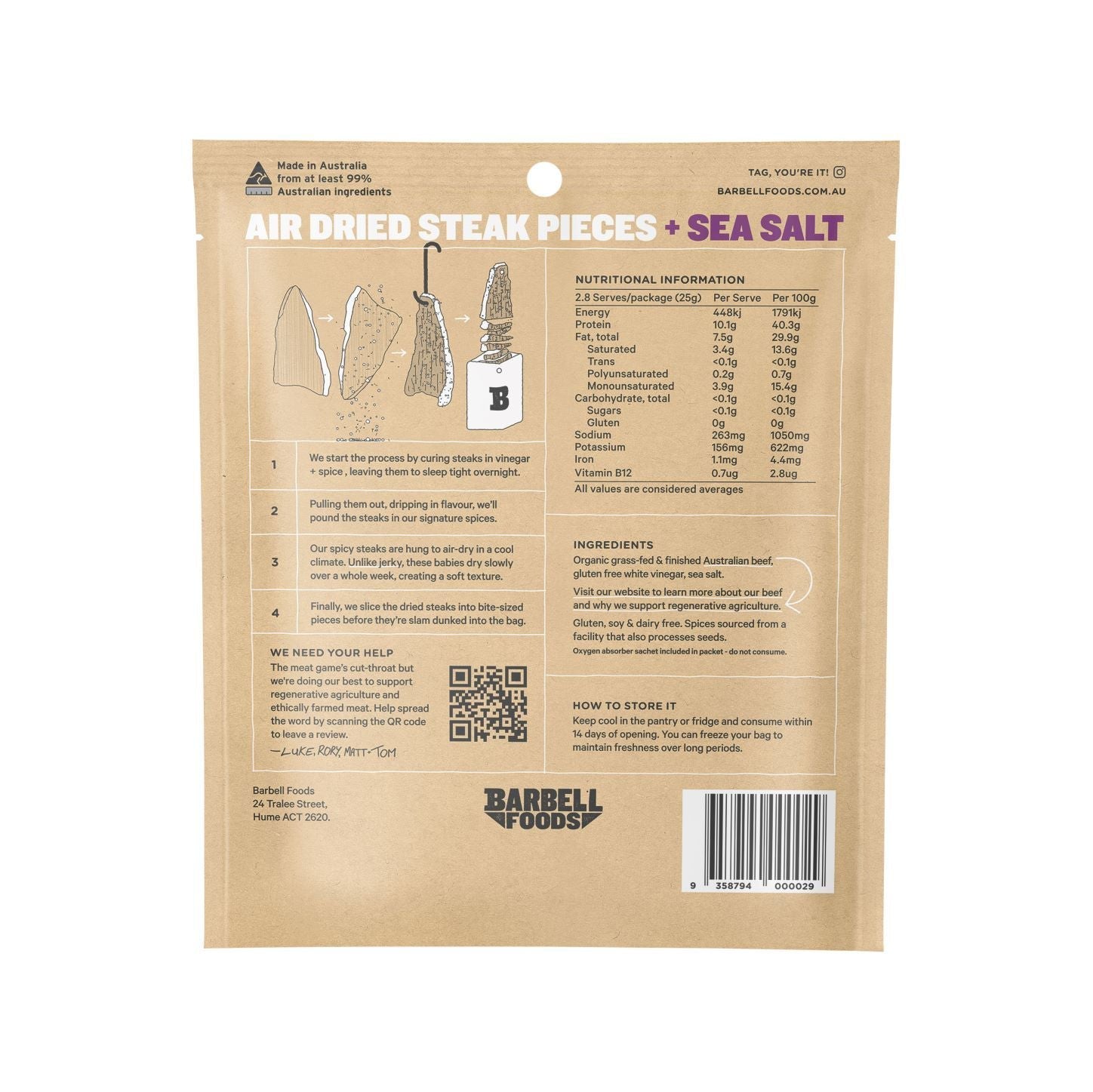 Air Dried Steak - Variety Pack - 3 x 70g - Yo Keto