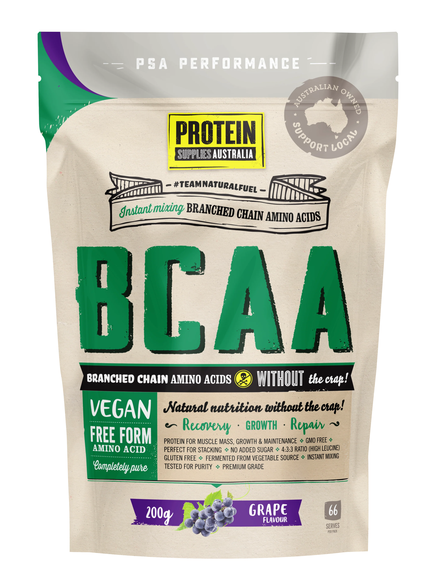 BCAA - Grape - 200g - Yo Keto