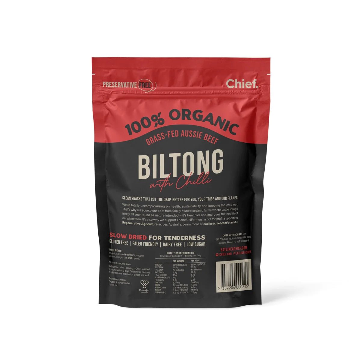 Beef Biltong Variety Pack - 3 x 30g - Yo Keto