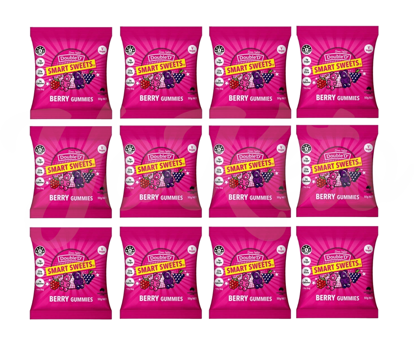 Berry Gummy Bears - 12 Pack - Yo Keto
