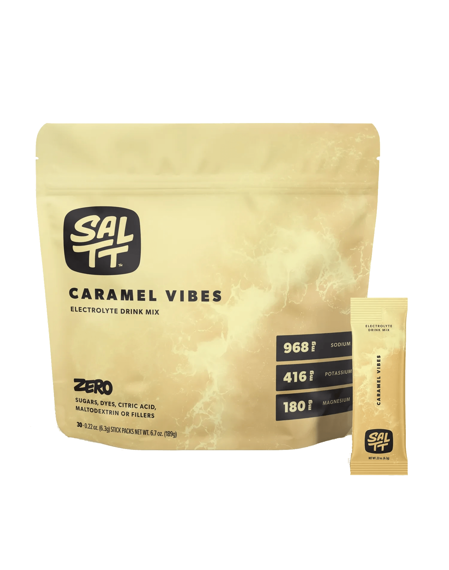 Caramel Vibes Electrolyte Drink Mix - 30 Sticks - Yo Keto