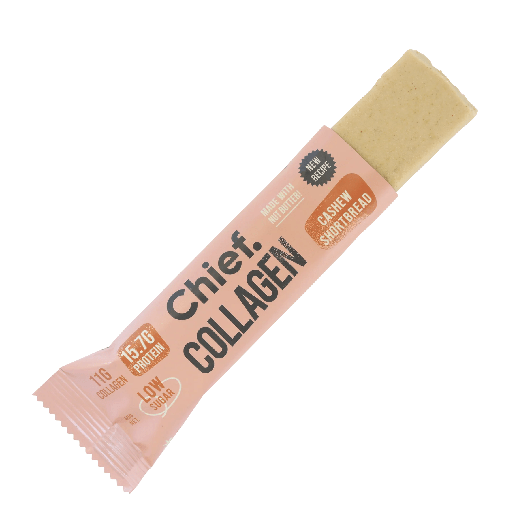 Cashew Shortbread Collagen Bar - Yo Keto