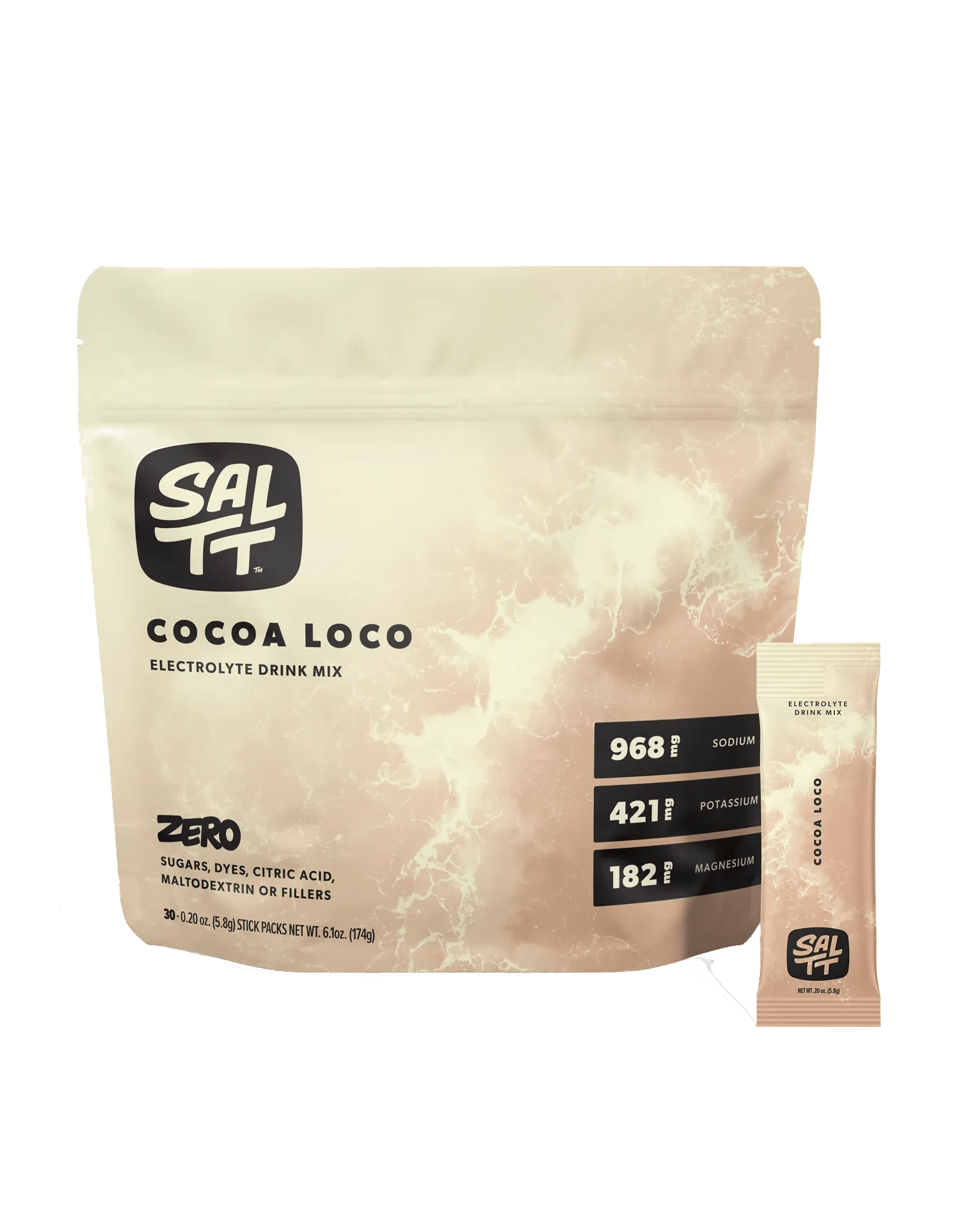 Cocoa Loco Electrolyte Drink Mix - 30 Sticks - Yo Keto