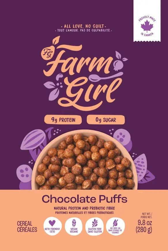 Buy Farm Girl Keto Friendly Chocolate Puffs Cereal Yo Keto Australia