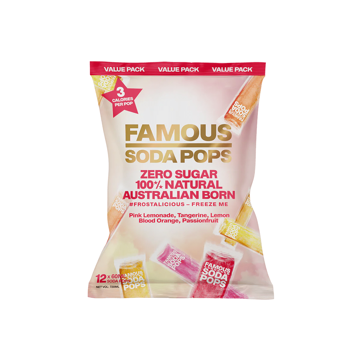 Famous Soda Pops x 12 - Yo Keto
