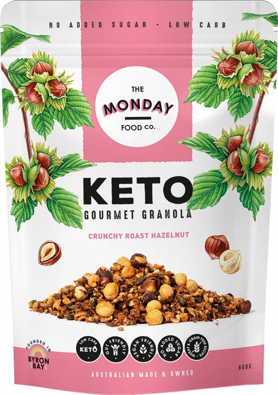 Gourmet Keto Granola - Crunchy Roast Hazelnut - 800g - Yo Keto