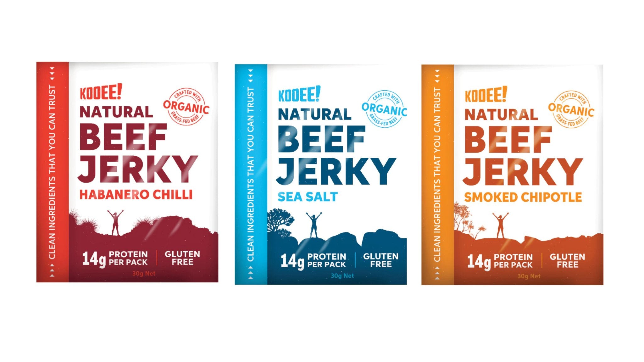 Jerky Variety Pack - 3 x 14g - Yo Keto