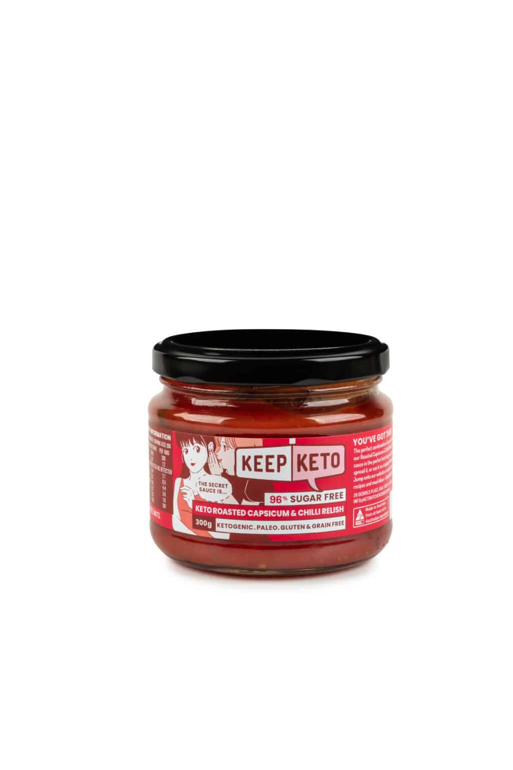 Keto Roasted Capsicum and Chilli Relish - Yo Keto
