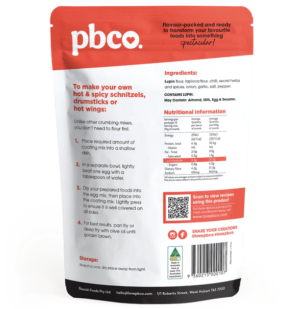 Low Carb Crumb - Hot & Spicy - Yo Keto