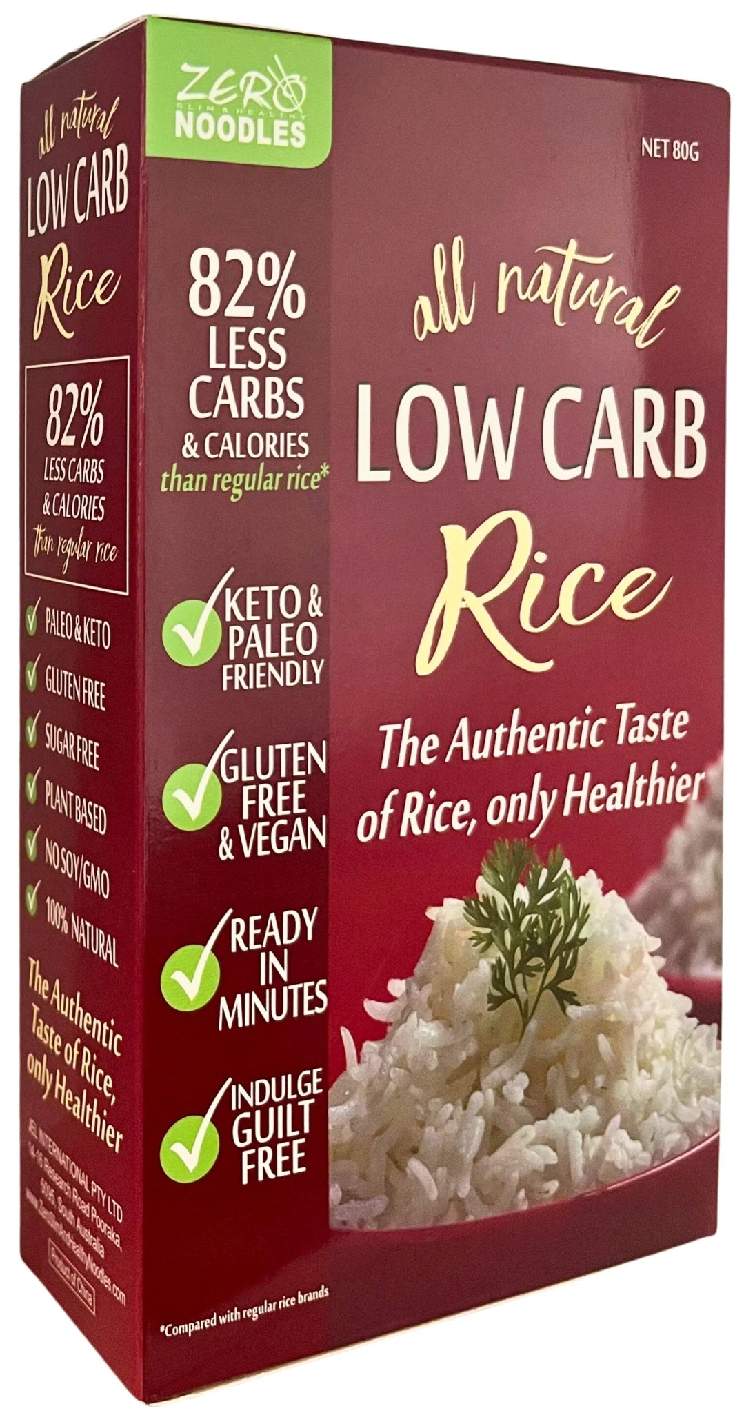 Buy Zero Low Carb Rice Online @ Yo Keto Australia