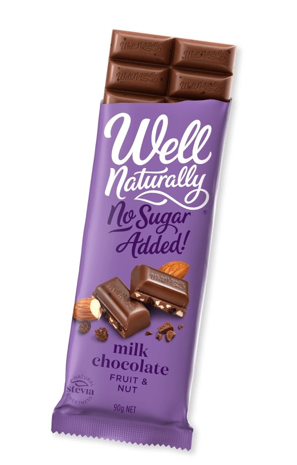 Milk Chocolate - Fruit & Nut - No Sugar Added - 90g - Yo Keto
