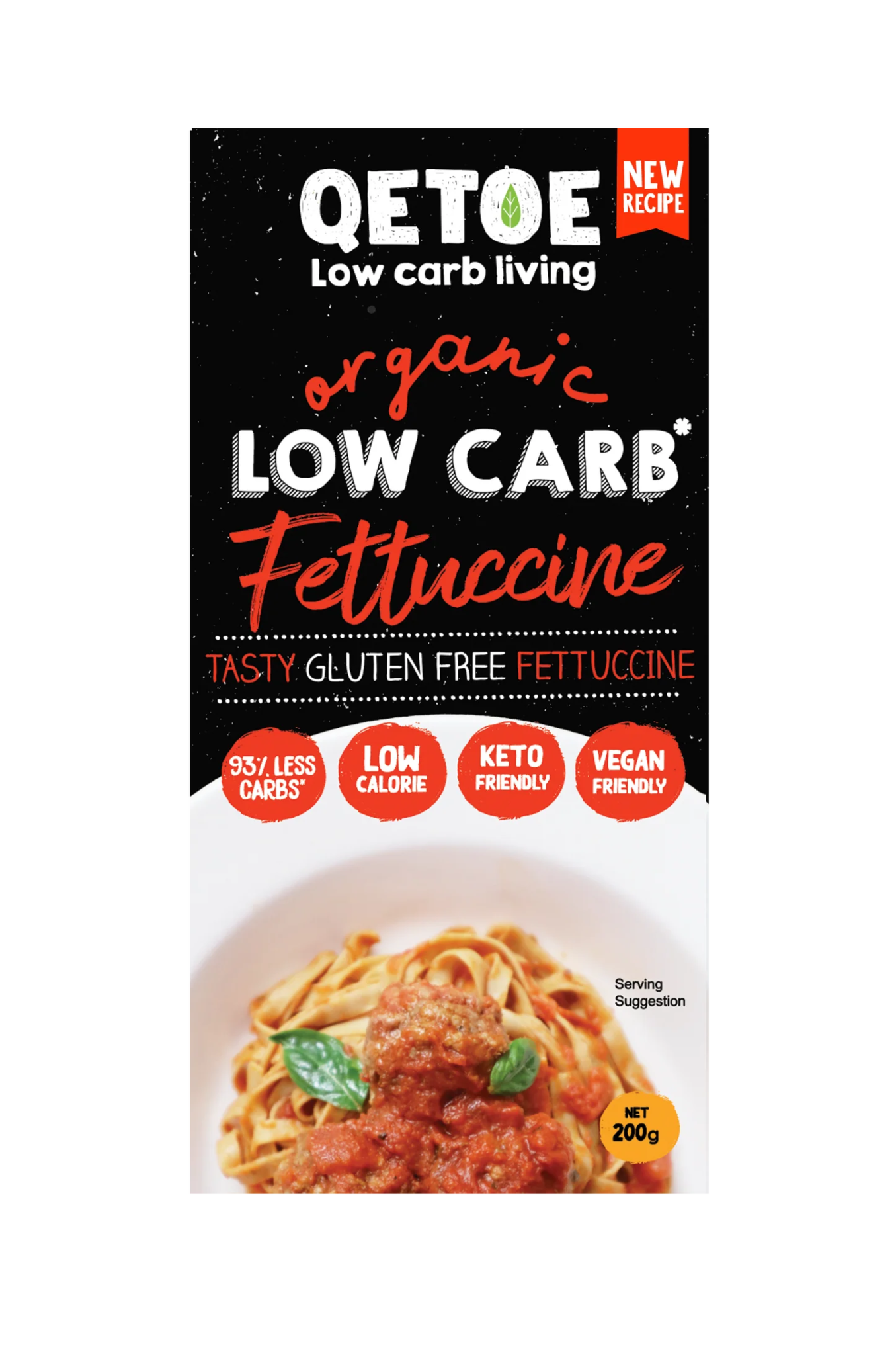Organic Low Carb Fettuccine - Yo Keto