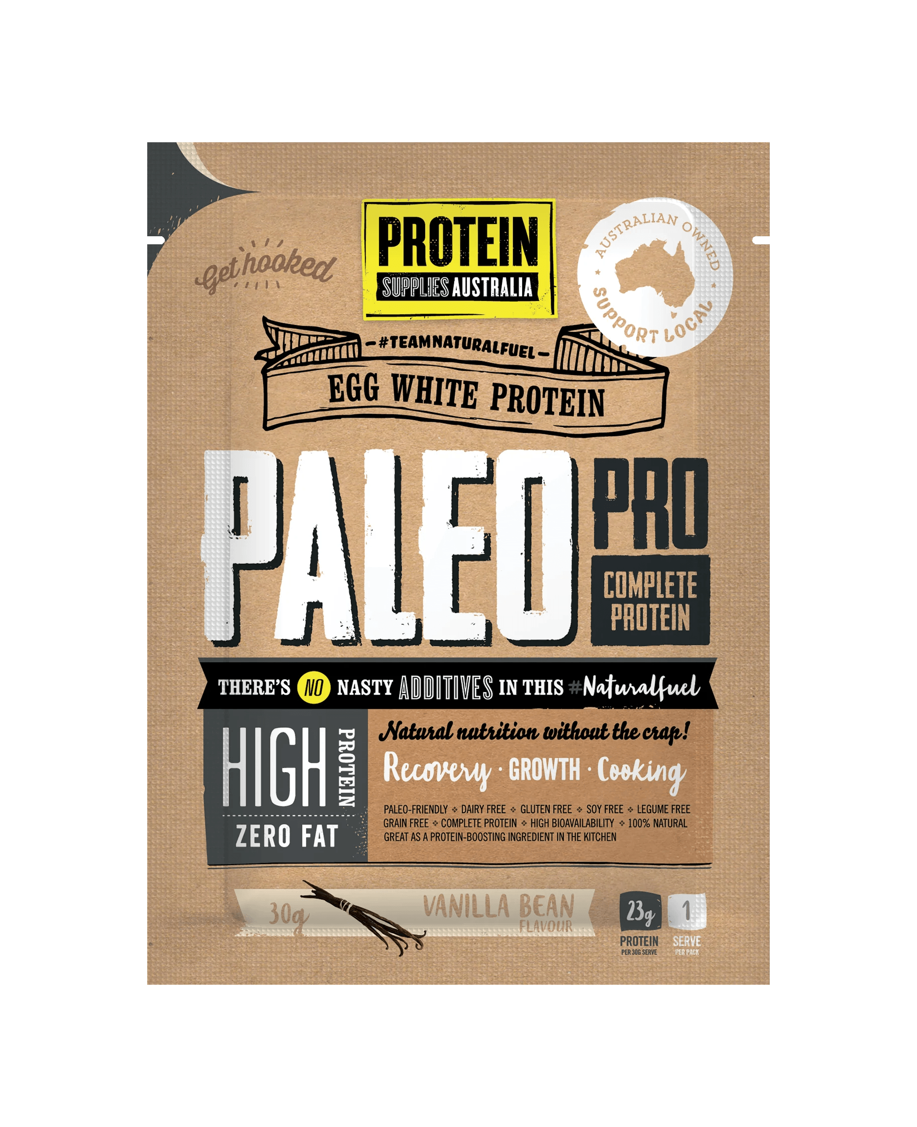 Paleo Pro Vanilla Bean Egg White Protein - 400g - Yo Keto