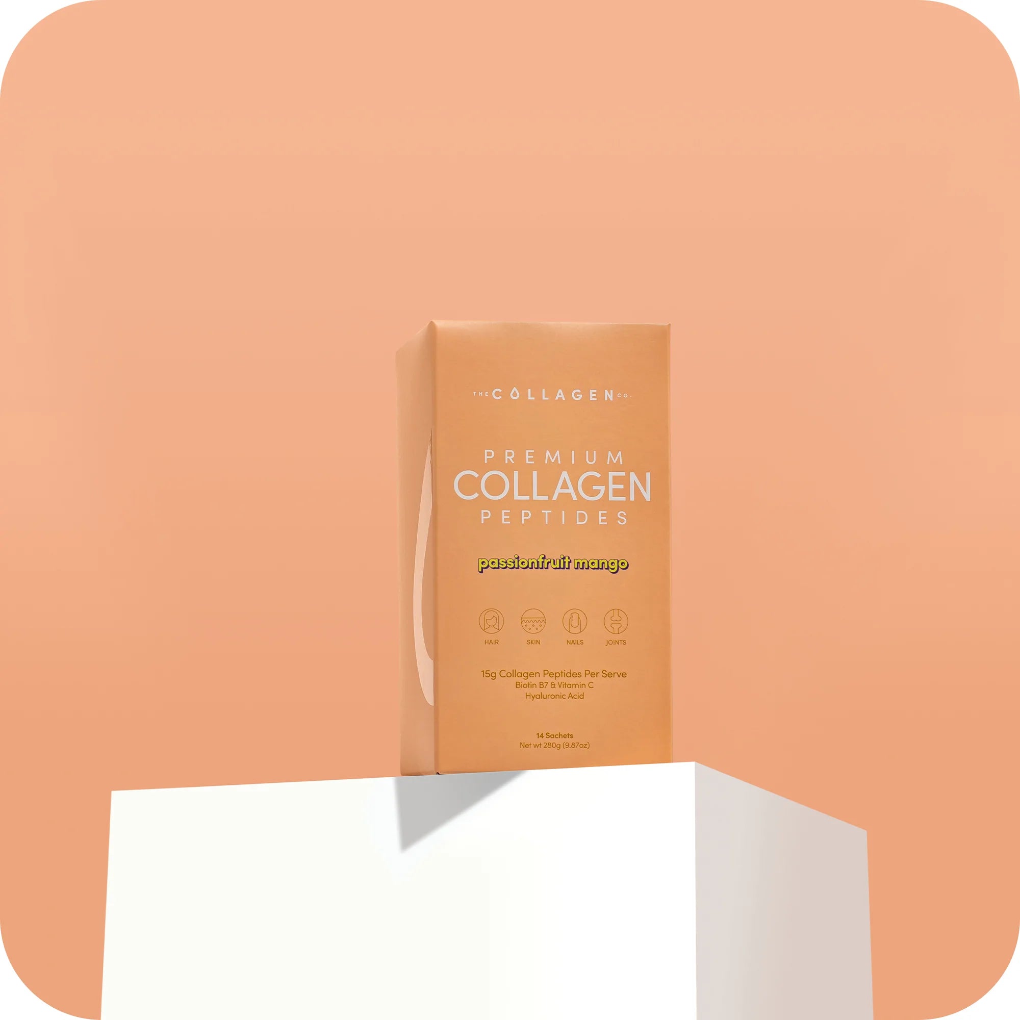 Passionfruit Mango Premium Collagen Peptides - Yo Keto