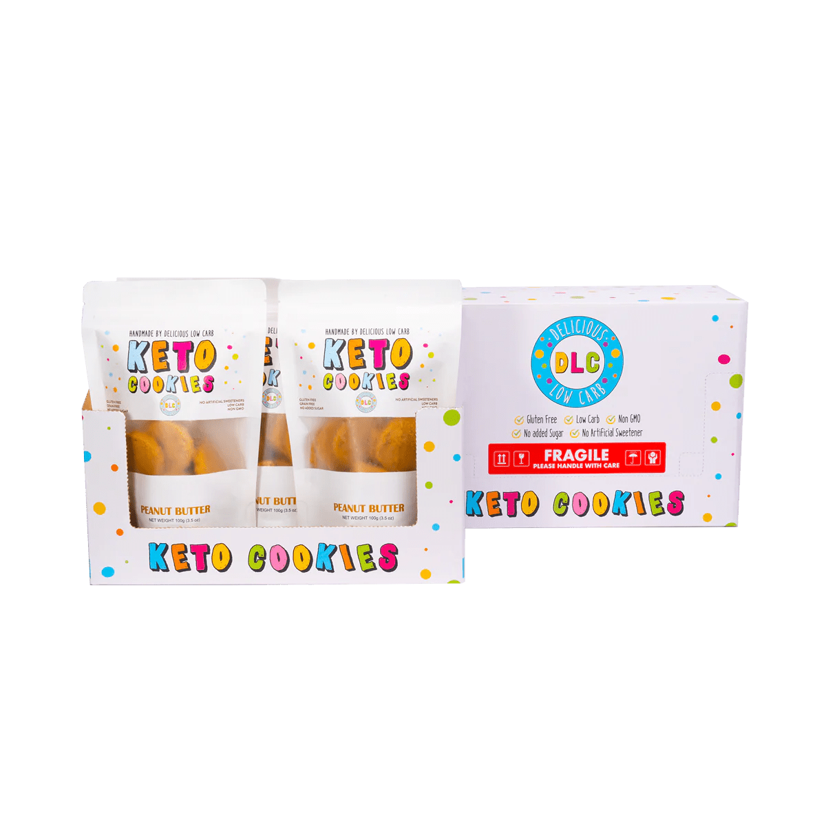 Peanut Butter Keto Cookies - 5 Pack - Yo Keto