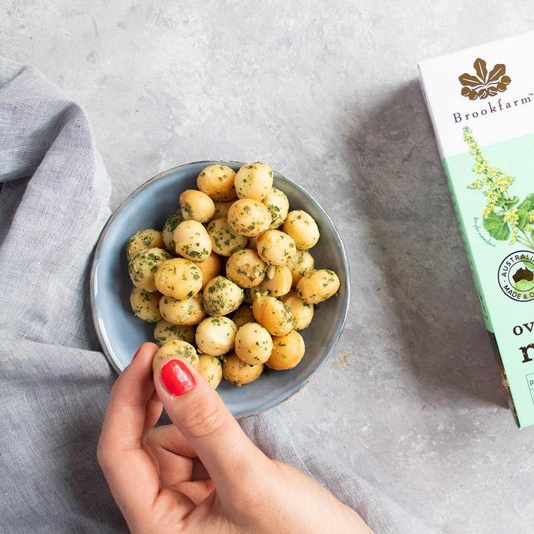 Premium Oven Roasted Macadamias with Saltbush - Yo Keto