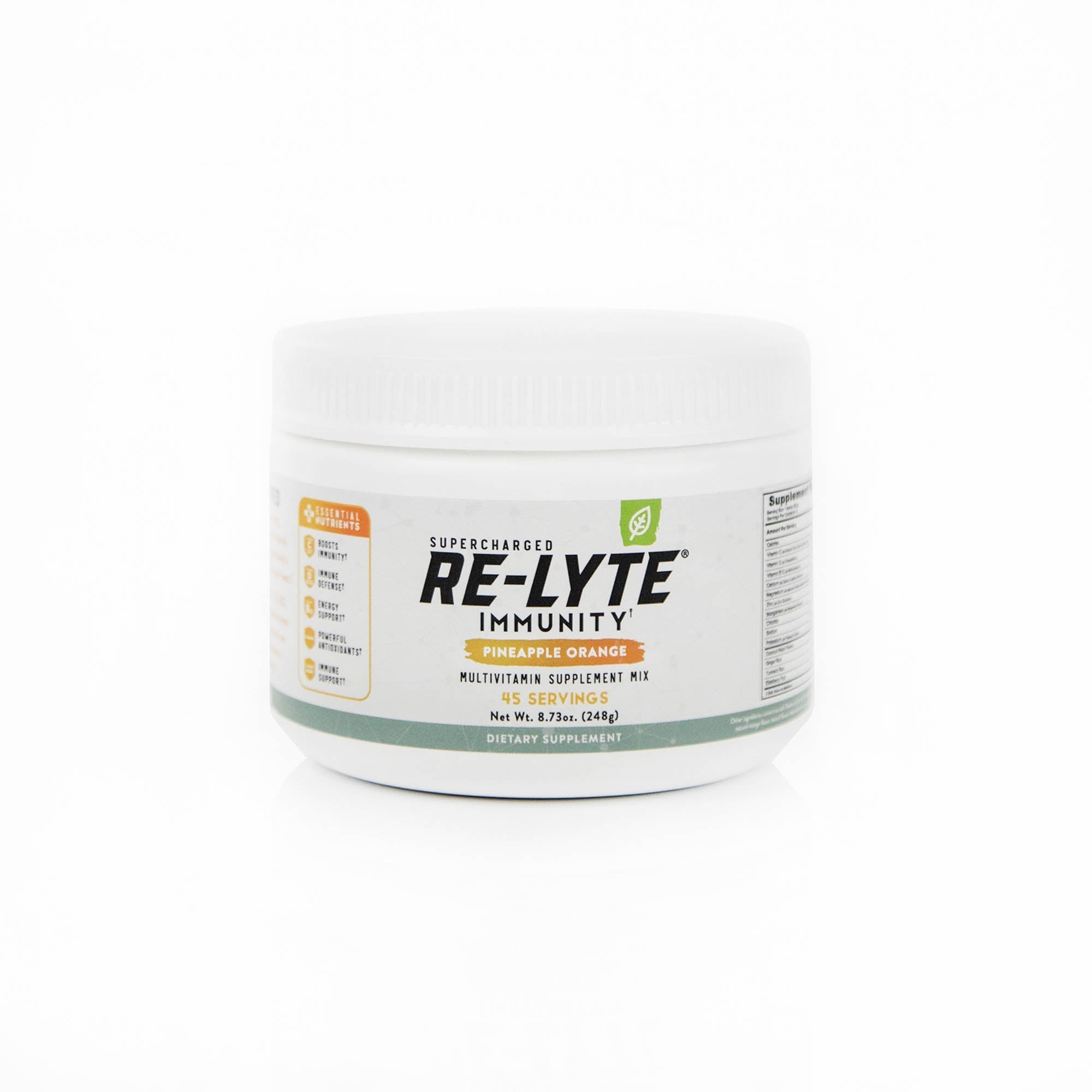 Buy Redmond Re-Lyte Immunity Pineapple Orange Tub @ Yo Keto Australia