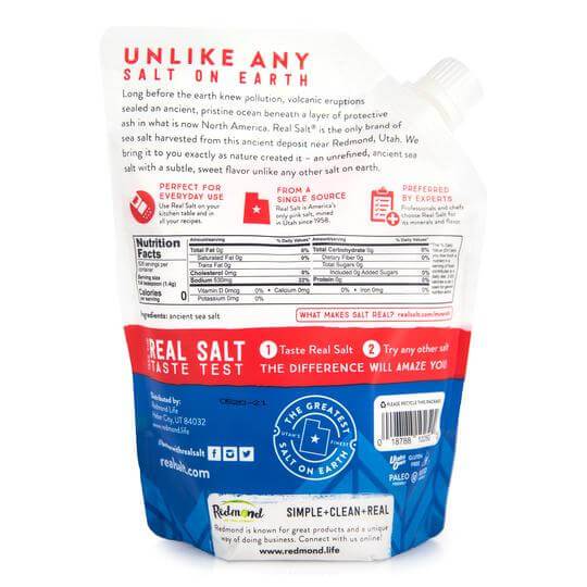 Redmond Real Salt Bulk Pack - 4.4kg (6 x 737g) - Yo Keto
