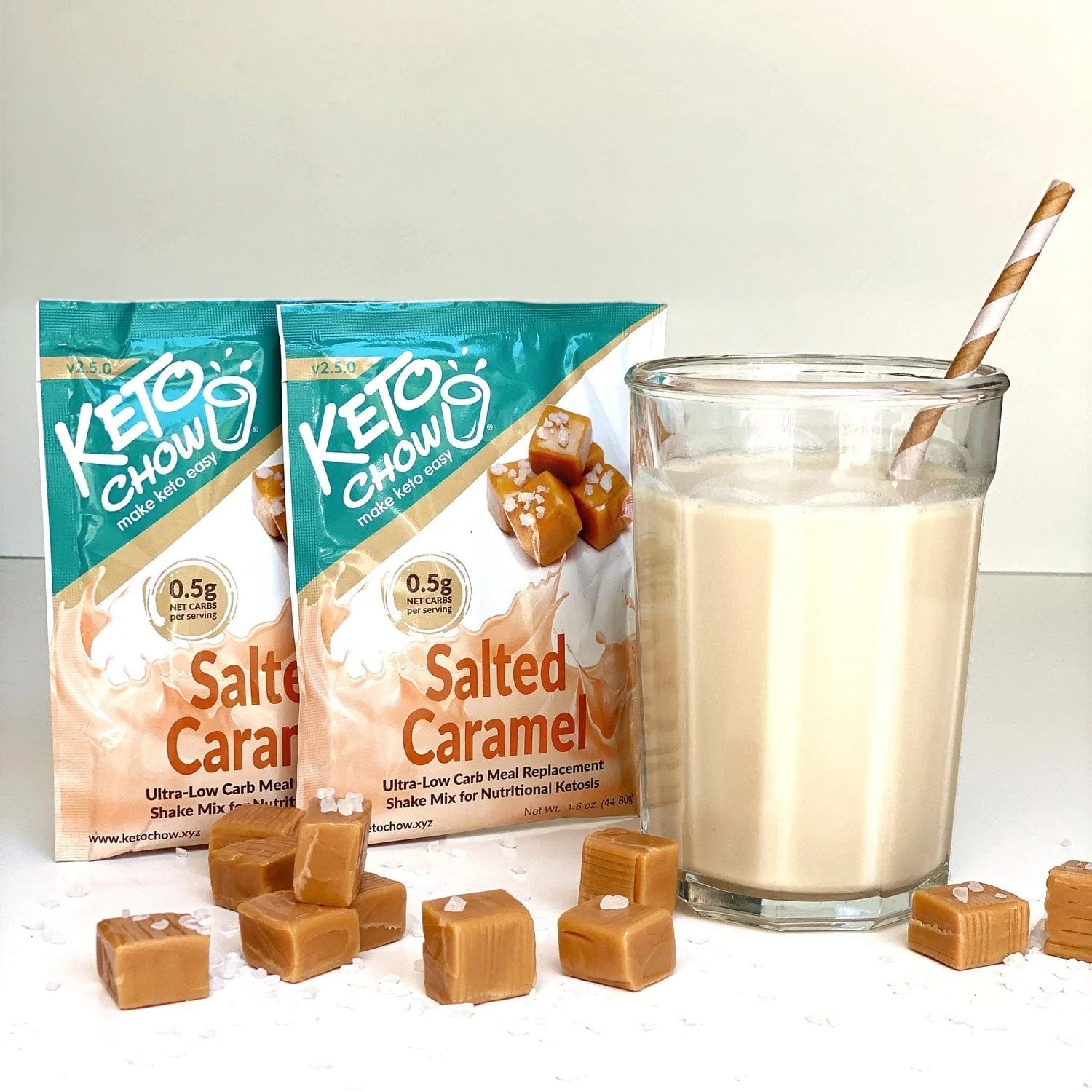 Salted Caramel Keto Chow - Single Meal - Yo Keto