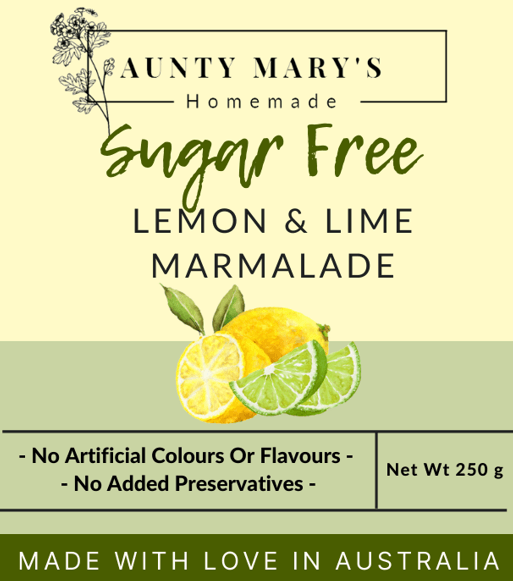 Sugar Free Marmalade - Lemon & Lime - Yo Keto
