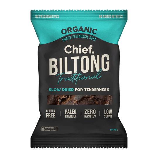Traditional Beef Biltong - 90g - Yo Keto