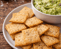 Salty Keto Crackers (Crunchy, Low Carb & Savoury)