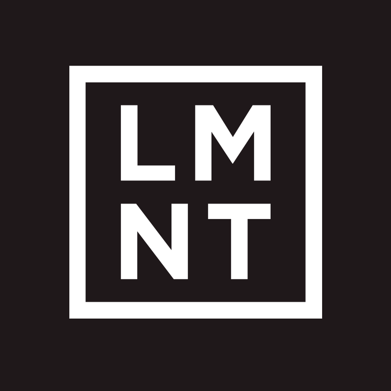 LMNT Logo - White on Black | Yo Keto logo