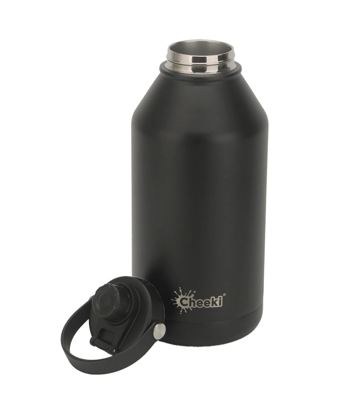 2L Insulated Adventure Bottle - Black - Yo Keto