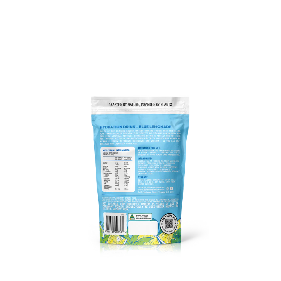 Hydration Potion Blue Lemonade - 165g