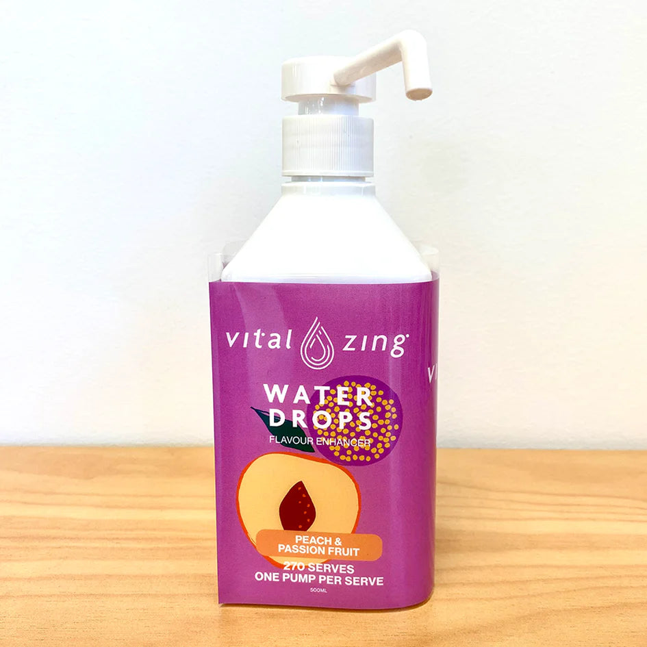 Peach Passionfruit WaterDrops - 500ml Pump Dispenser