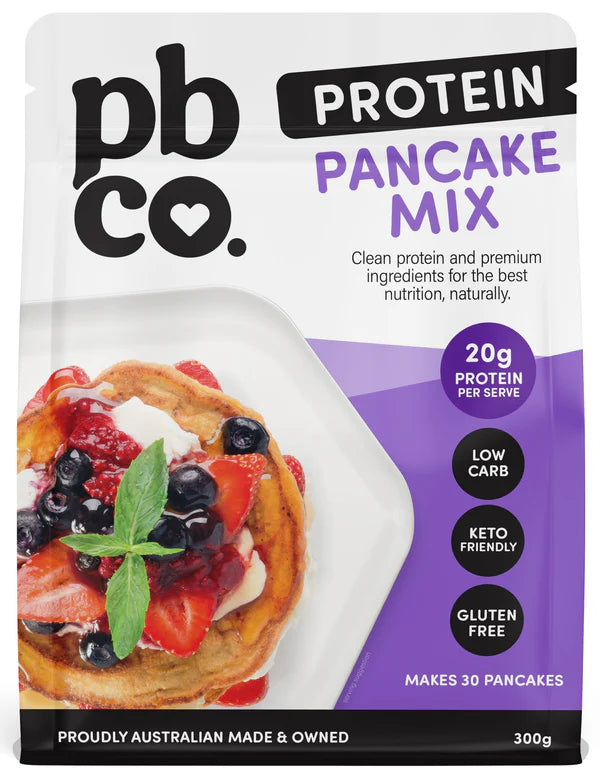 PBCo. Protein Pancake Mix with clean ingredients, keto friendly, low carb, gluten free in Protein + Ultra Low Carb Starter Bundle